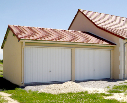 Garage béton double accolé