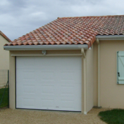 Garage béton accolé 1 pente et 1 porte