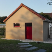 Abris de jardin, toit 2 pentes en tuile