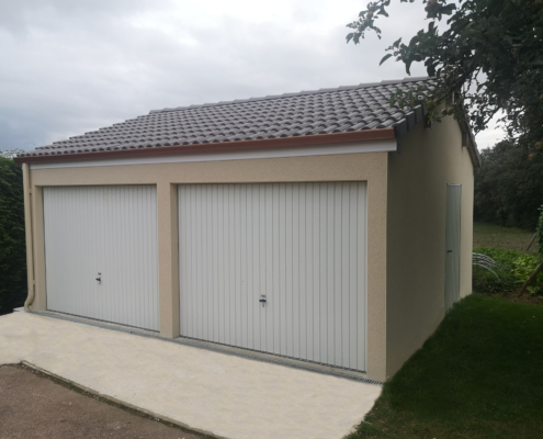 Garage préfabriqué double